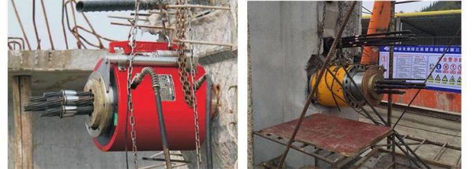 ব্রিজ নির্মাণের জন্য Prestressed এক্সট্রুশন টান শেষ বৃত্তাকার নোঙ্গর 1