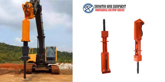 76mm/89mm/110mm/120mm হোল ব্যাসের জন্য বড় হাইড্রোলিক রক স্প্লিটার 0